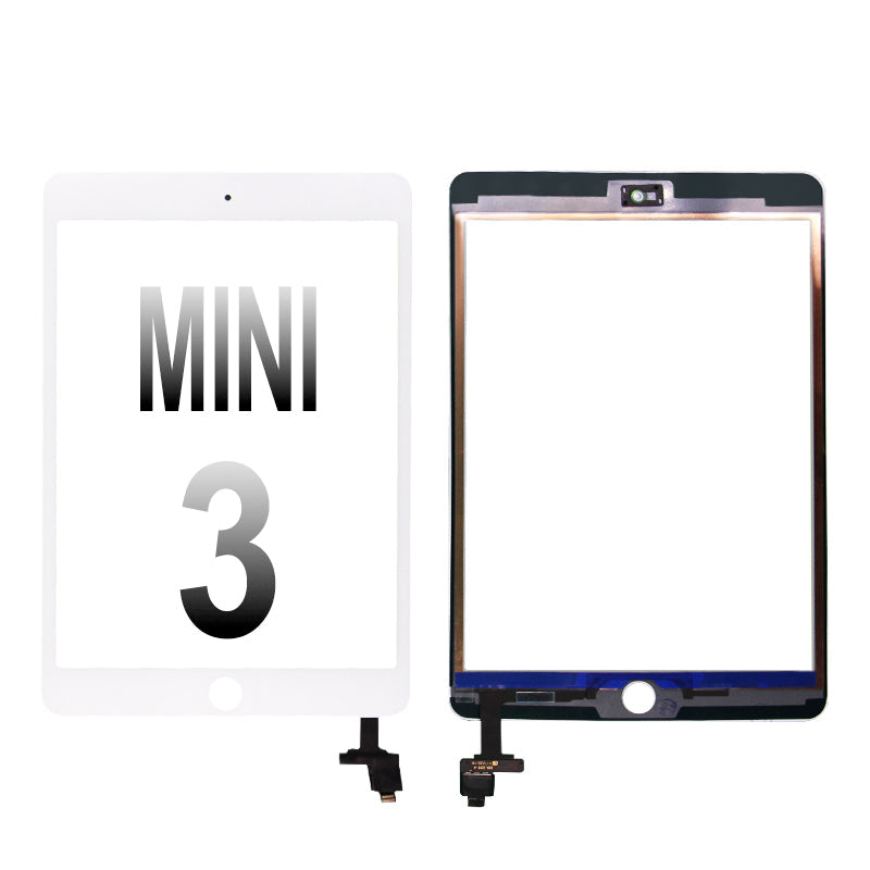 Touch Screen Digitizer with IC Connector for ipad Mini 3-White
