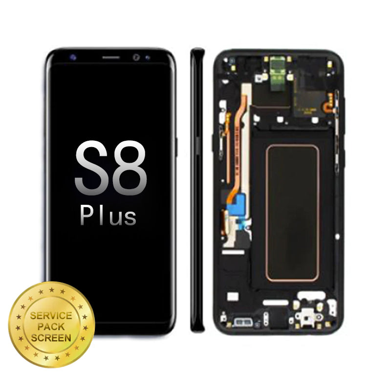 For Samsung Galaxy S8 Plus (G955) OLED Screen and Digitizer Assembly (Service Pack)- Black