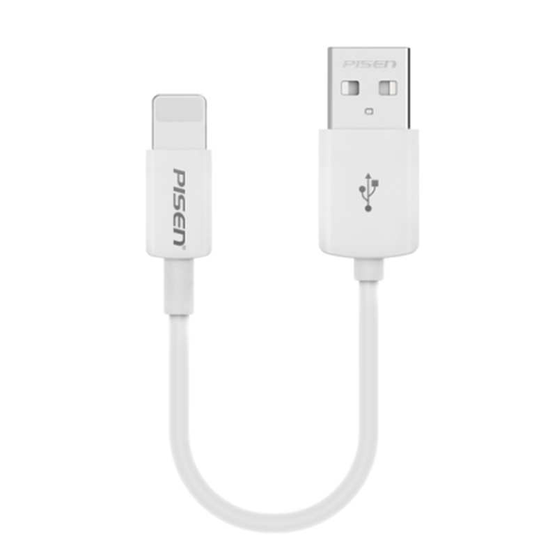 0.2M Lightning to USB-A Cable USB Charging Cable (white) AL05-200 PISEN