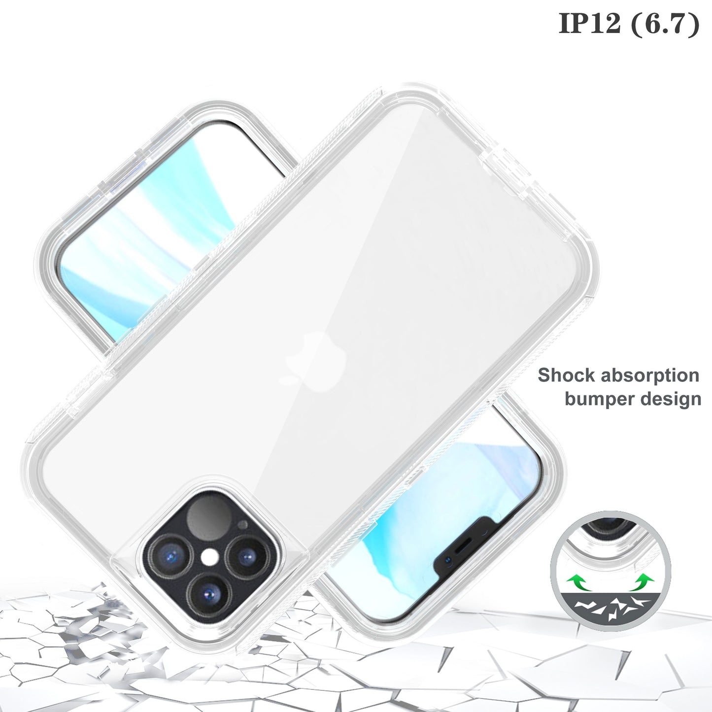 Clear Diamond Case  (Heavy Duty)