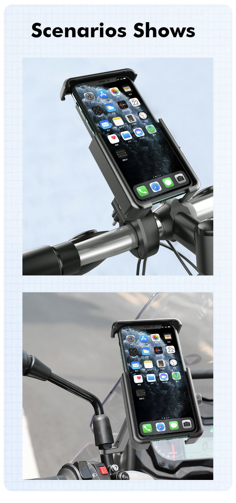 Bike motorcycle mount hold