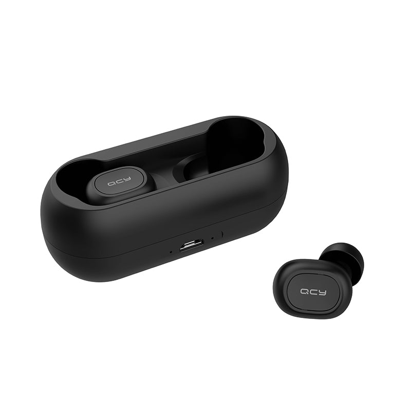 TWS QCY T1C True Wireless Hifi Earphones Mic with Charging Box