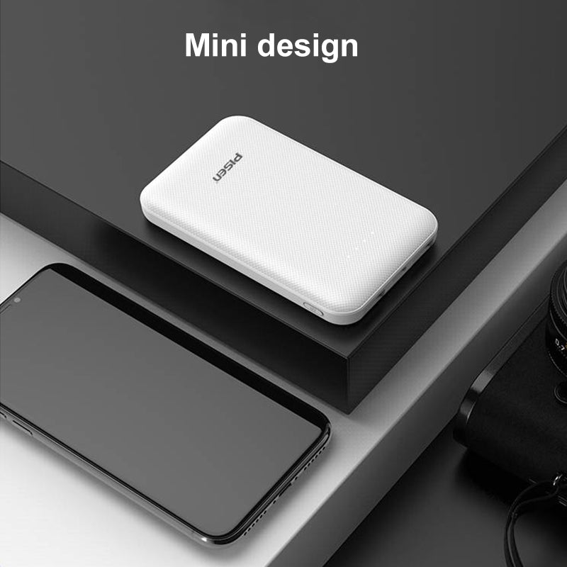 Mini Power Bank 5000mah (White) TS D255 PISEN 6940735499691