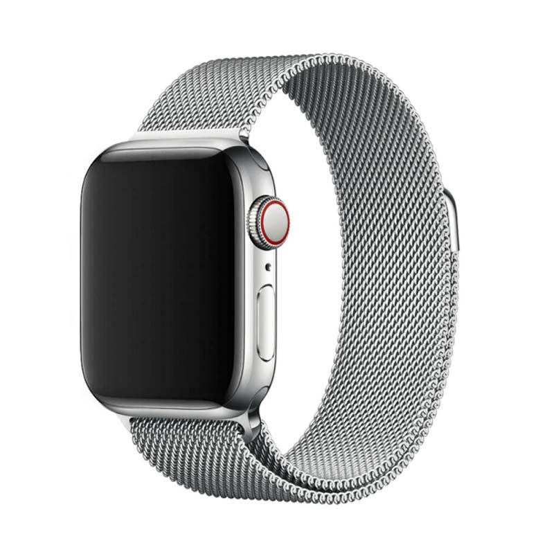 For Apple Watch mesh band Silver Goospery