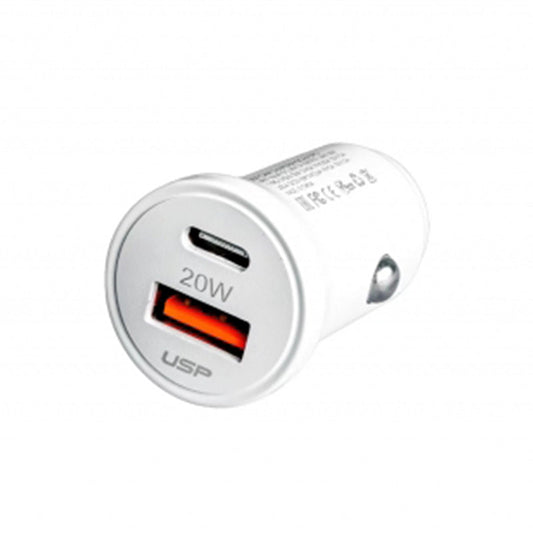 20W USB A + TYPE C Fast Car Charger USP