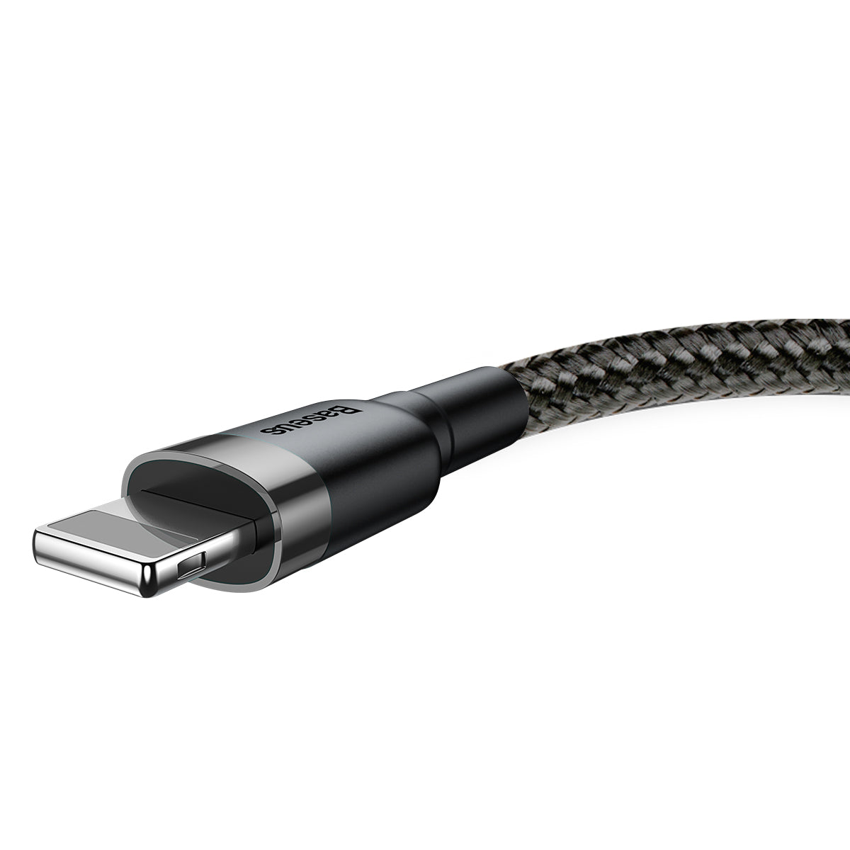 2M Lightning to USB-A cafule Cable Gray+Black Baseus