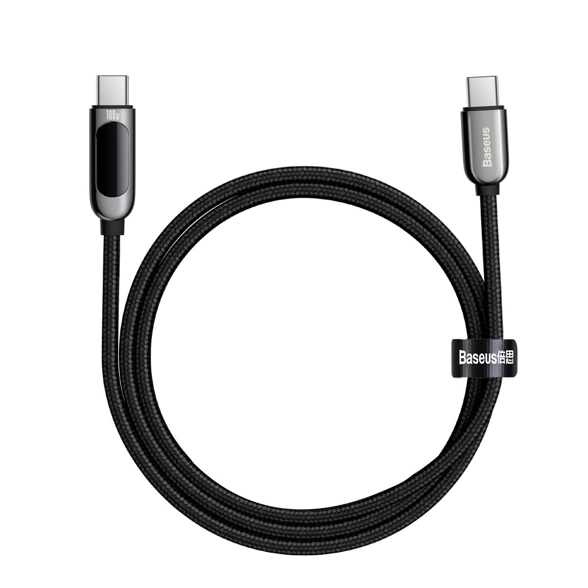 Baseus Display Fast Charging Data Cable Type-C to Type-C 100W 1m Black