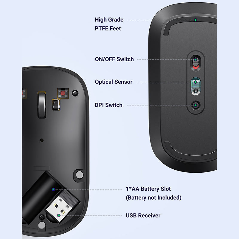 Portable Wireless Mouse Ugreen