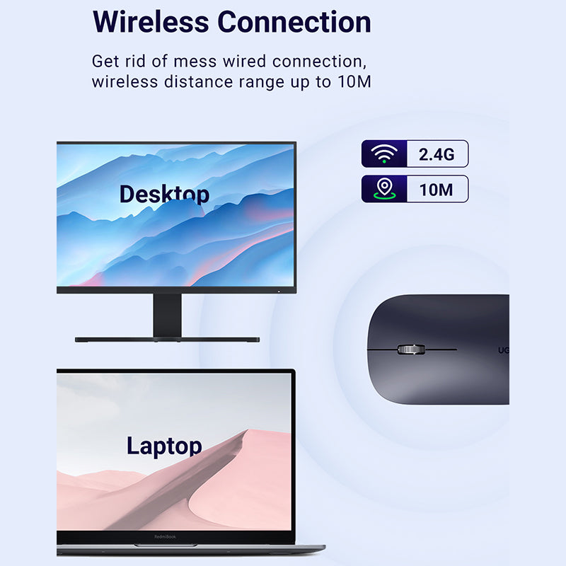 Portable Wireless Mouse Ugreen