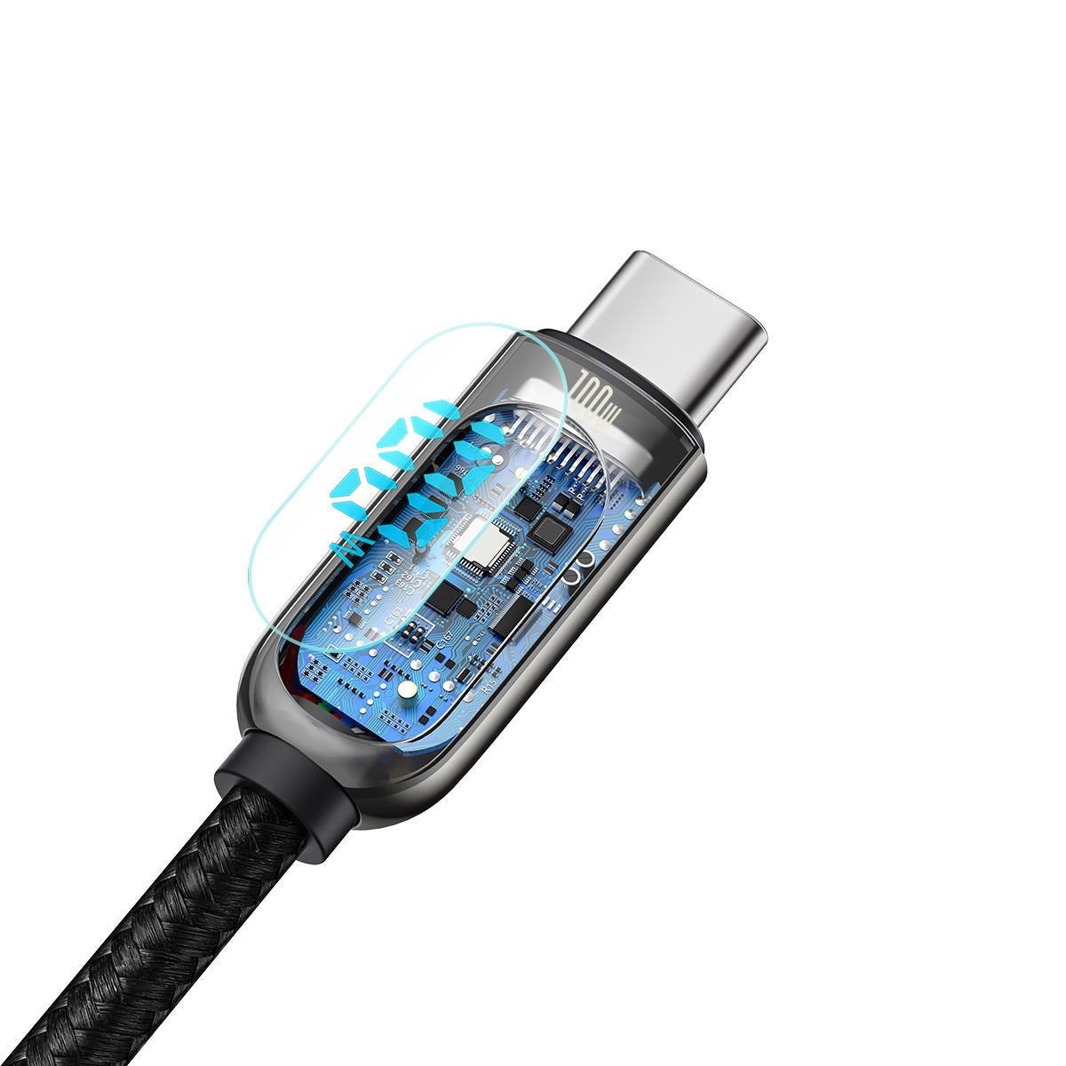 Baseus Display Fast Charging Data Cable Type-C to Type-C 100W 1m Black