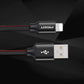 1.2M Lightning to USB-A Cable Cord Denim aluminum(Black) AL14 PISEN