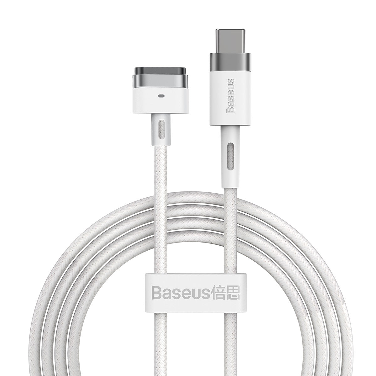 Baseus Zinc Magnetic Series iP Laptop Charging Cable Type-C to T-shaped Port 60W 2m White