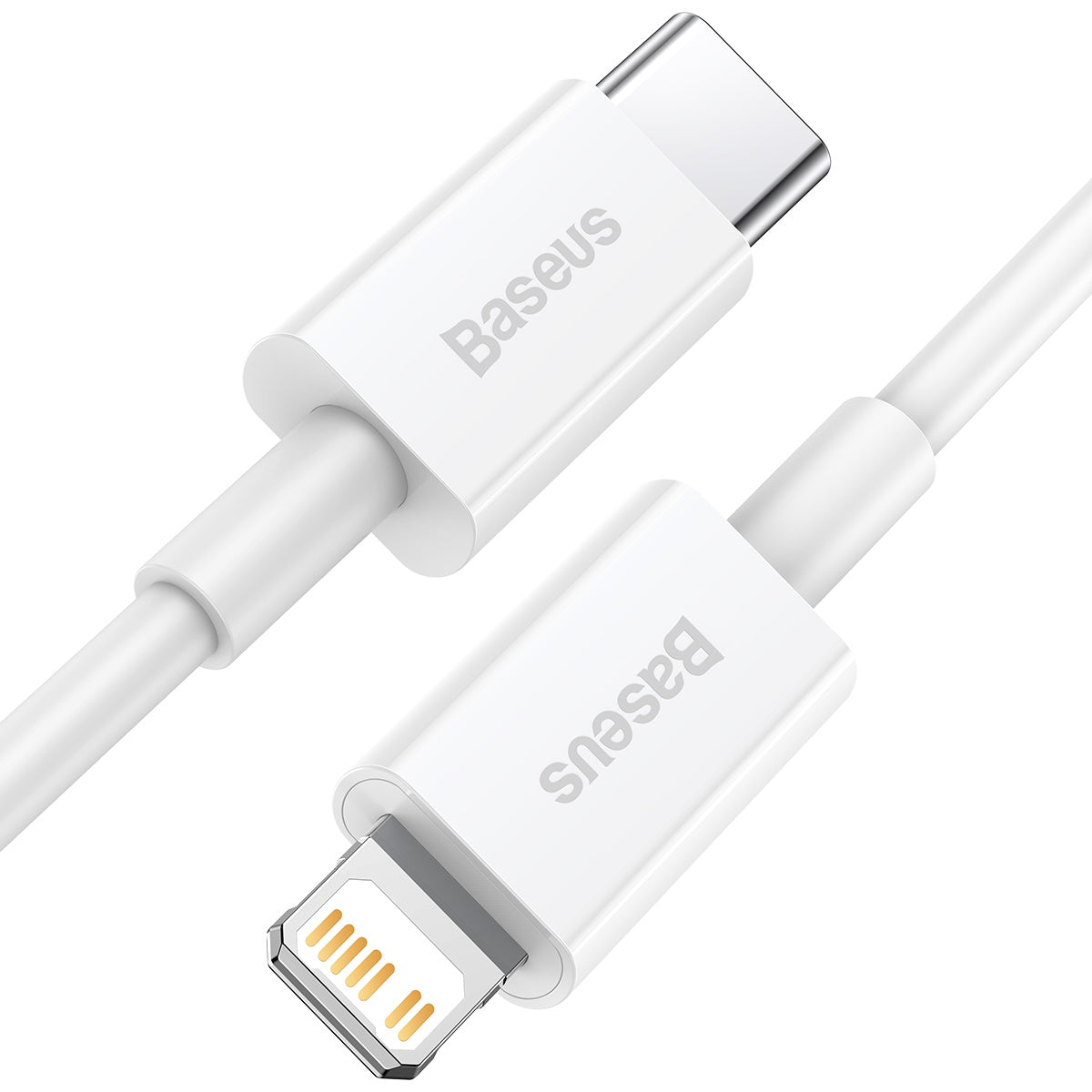 1M Lightning to USB-C Fast Charging Data Cable Superior Series PD 20W 1m white Baseus