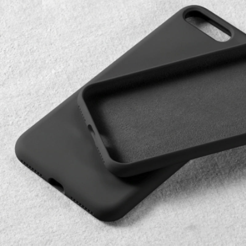 Liquid silica Gel Case Cover For iPhone £¨Black£©