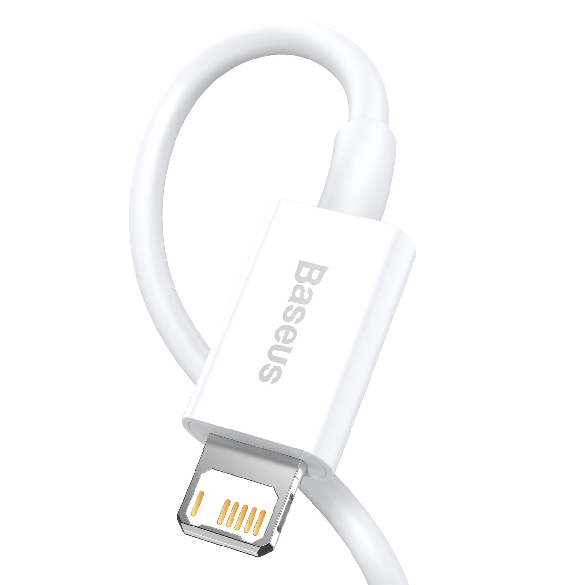 1M Lightning to USB-A Superior Series Fast Charging Data Cable  White Baseus