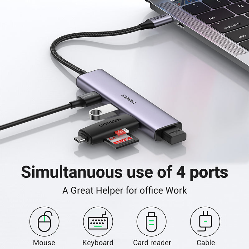 USB-C to 4*USB 3.0 Hub UGREEN