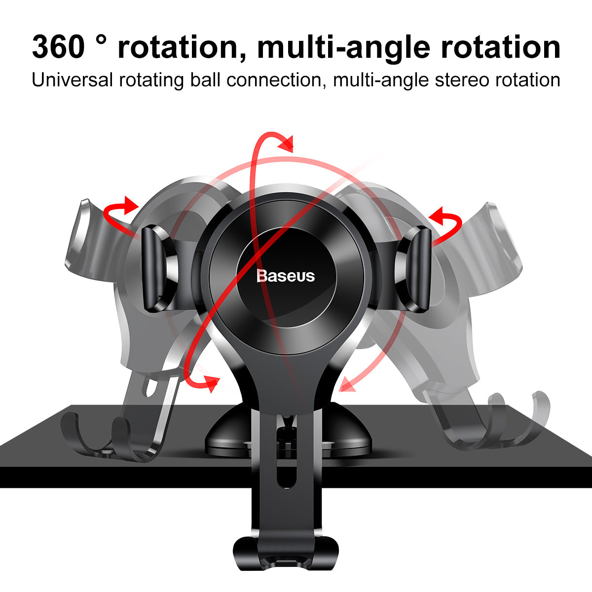 Osculum Type Gravity Car Mount Black Baseus