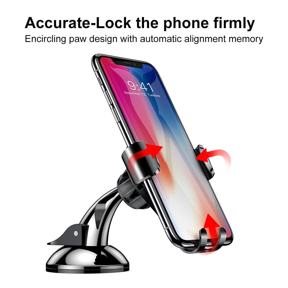 Osculum Type Gravity Car Mount Black Baseus