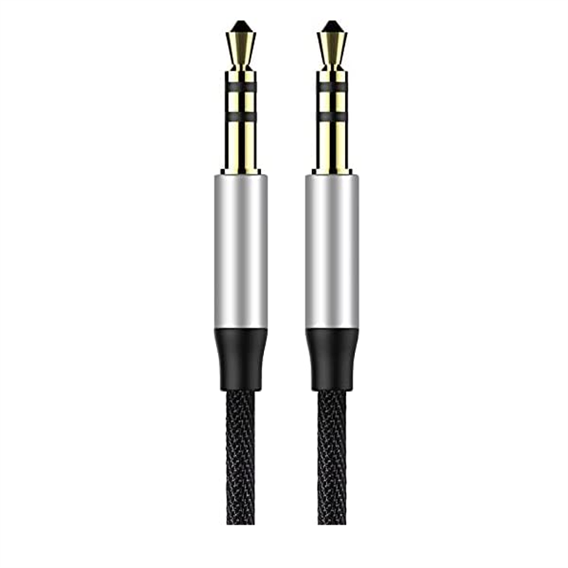 Baseus Yiven Audio Cable M30 1M Silver+Black