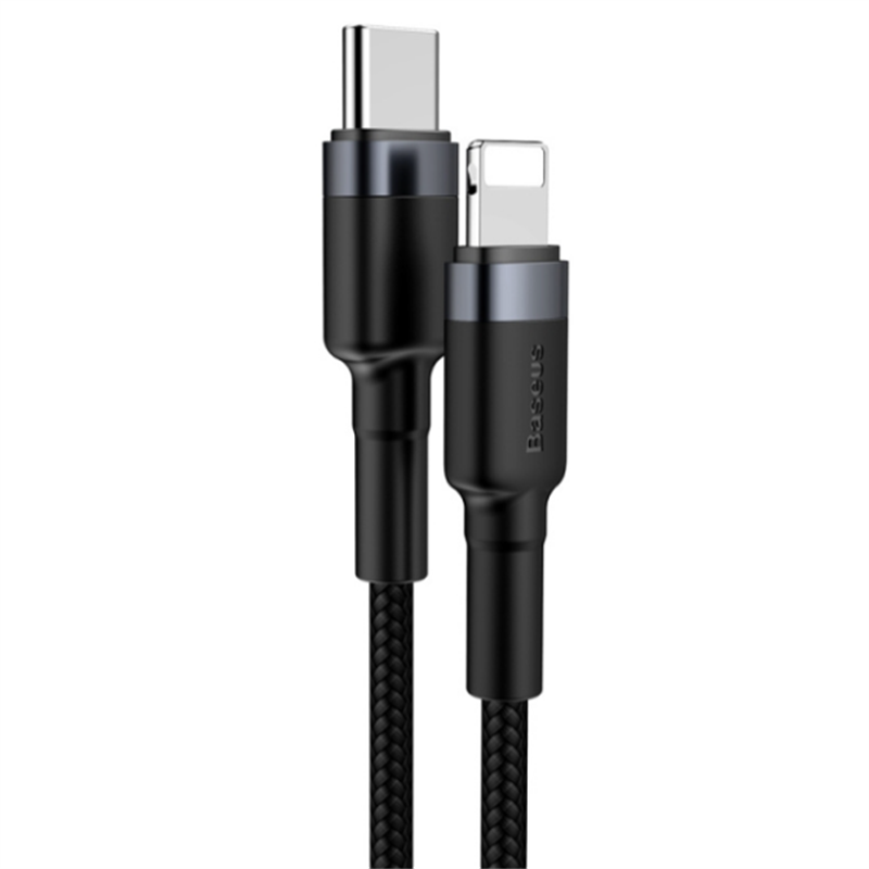 Baseus Cafule Cable Type-C to iP PD 20W 1m Gray+Black