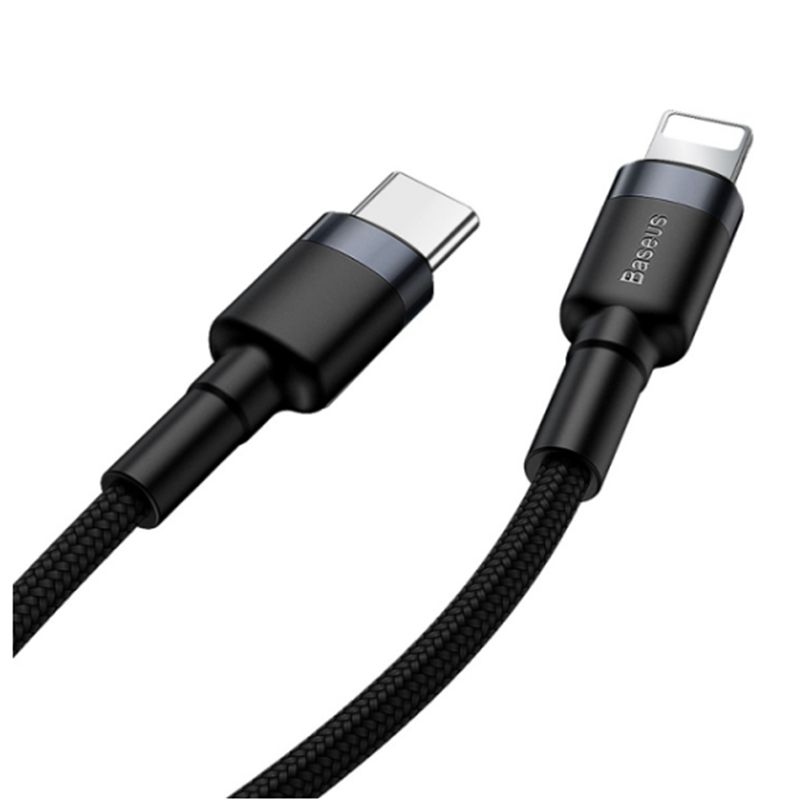 Baseus Cafule Cable Type-C to iP PD 20W 1m Gray+Black