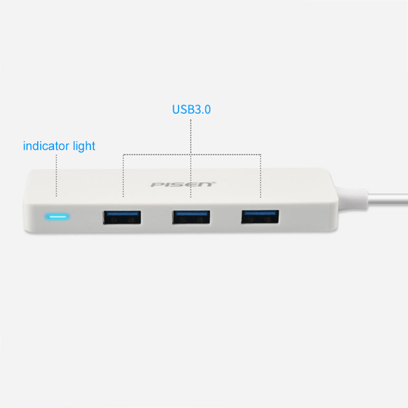 USB-A  to 4 USB 3.0 HUB Charging Port Adapter LS-RDK-DS03-150 PISEN