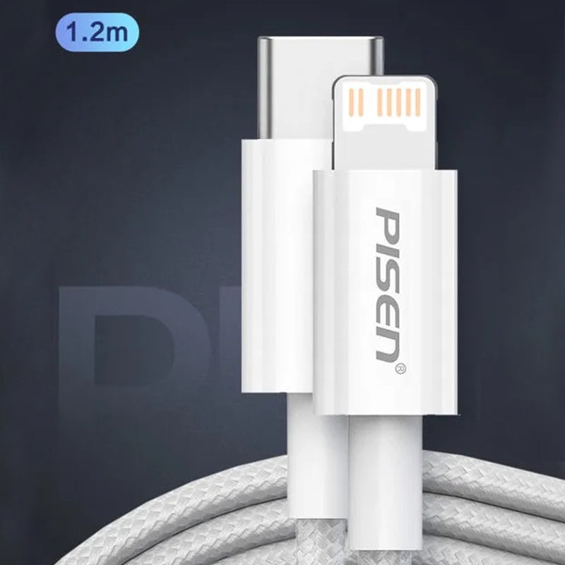 1.2M Lightning to USB-C PD Fast Charging Cable ZY-CL-PD01 PISEN