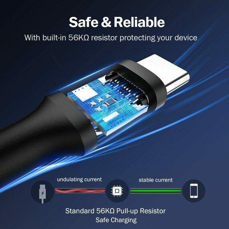 1M USB A to USB-C Data Charging Cable Black Ugreen