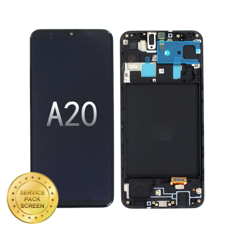 For Samsung A20 LCD Screen and Digitizer Assembly A205 (Service Pack)