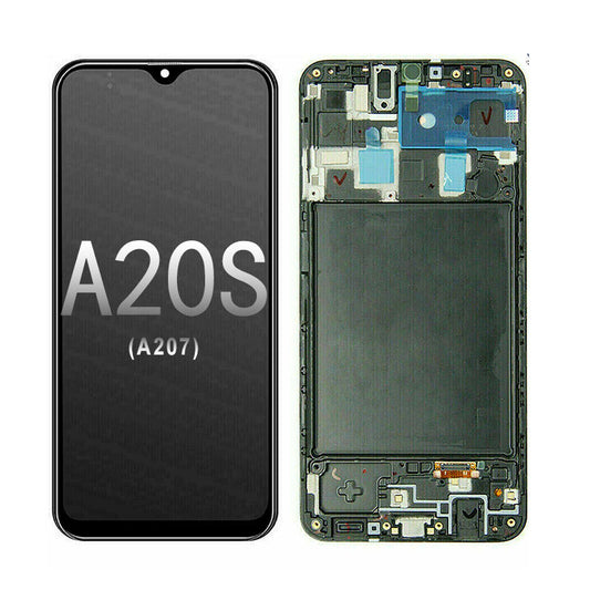 For Samsung A20s LCD Screen and Digitizer Assembly A207 (High Quality Aftermarket)