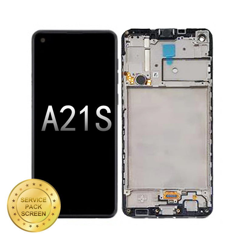 For Samsung  A21s (2020) LCD and Digitizer Assembly A217 (Service Pack)