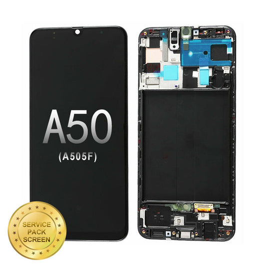 For Samsung A50(A505F)  LCD Screen and Digitizer Assembly (Service Pack)