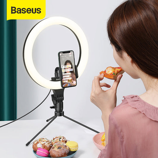 Baseus Live Stream Holder-table Stand (10-inch Light Ring) Black