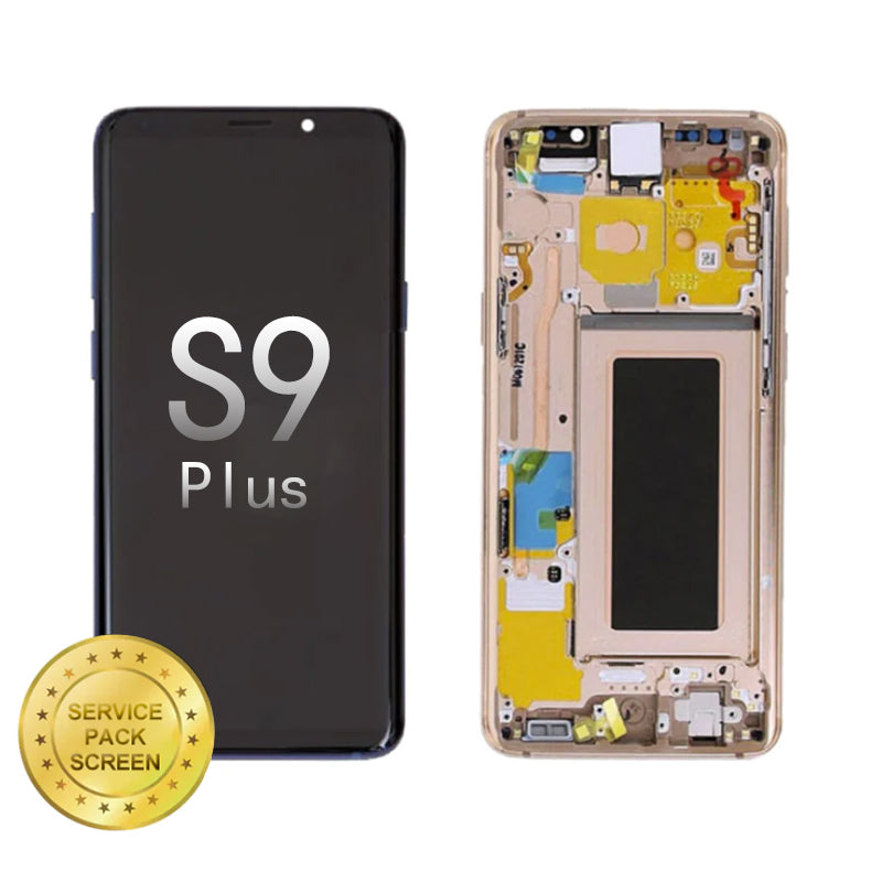 For Samsung Galaxy S9 Plus  (G965F) OLED  Screen and Digitizer Assembly  (Service Pack) - Gold