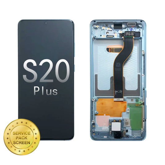 For Samsung Galaxy S20 Plus / 5G  (G985) OLED Screen and Digitizer Assembly (Service Pack) - Blue