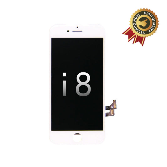 High Brightness LCD Assembly for iPhone 8/SE2 Screen (Best Quality Aftermarket)-White