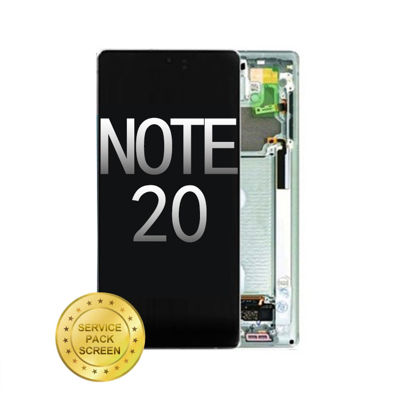 For Samsung Note 20 (N980/N981) 2020 OLED Screen and Digitizer Assembly (Service Pack) - Green